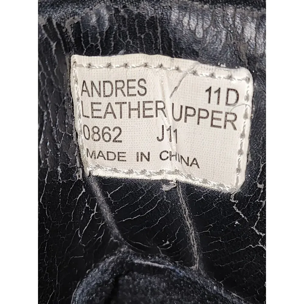 Polo Ralph Lauren Men’s Size 11D Andreas Charcoal Leather Combat Boots